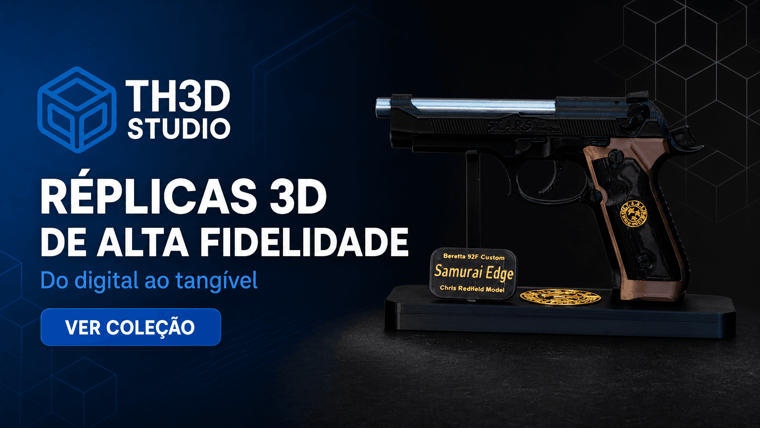 Réplicas 3D de alta fidelidade