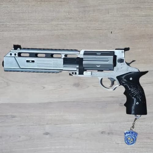 Réplica Requiem Leon Resident Evil 3D Realista 36cm - Gatilho Funcional
