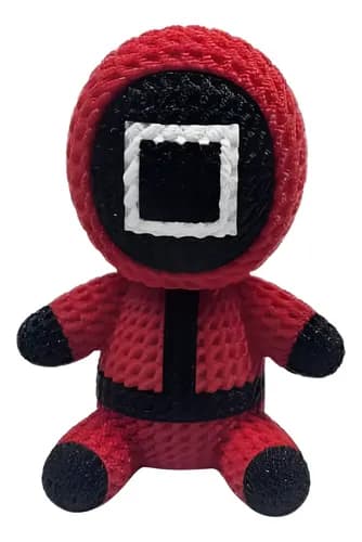 Boneco Round 6 - Guarda Squid Game | Estilo Crochê 3D